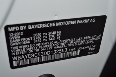 2013 BMW 7 Series 750Li