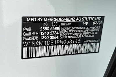 2023 Mercedes-Benz EQB 350