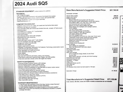 2024 Audi SQ5 Prestige