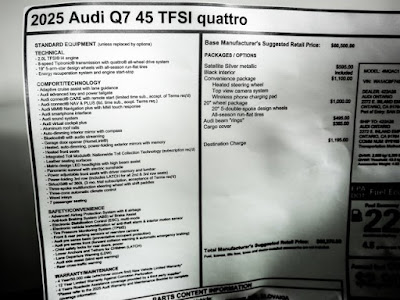 2025 Audi Q7 45 Premium