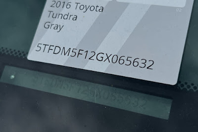 2016 Toyota Tundra SR5 CrewMax 4.6L V8 6-Spd AT