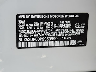 2023 BMW X3 xDrive30i