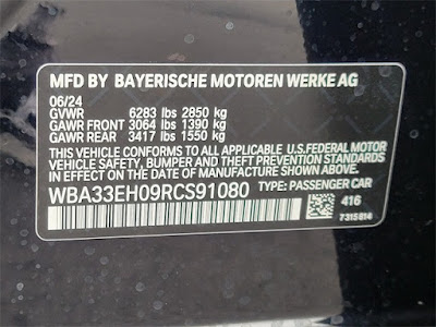 2024 BMW 7 Series 740i xDrive