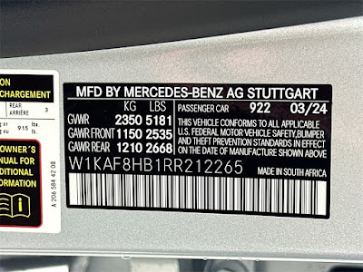2024 Mercedes-Benz C-Class C 43 AMG®
