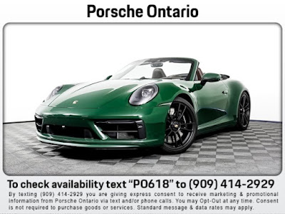 2022 Porsche 911 Carrera GTS Irish Green Cabriolet